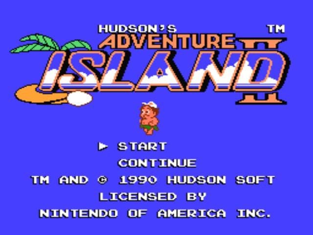 Adventure Island II gameplay screenshot