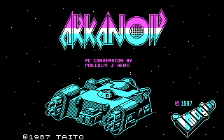 Arkanoid gameplay screenshot