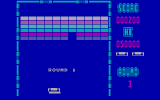 Arkanoid gameplay screenshot