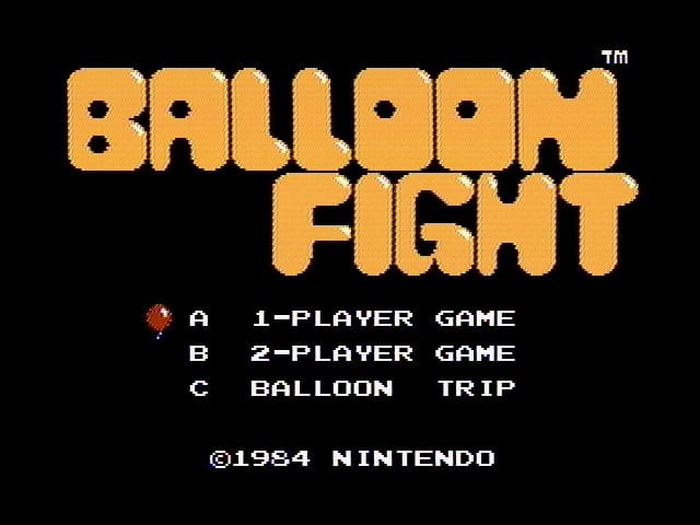 Balloon Fight gameplay screenshot