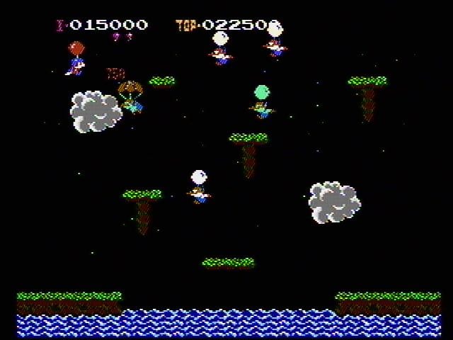 Balloon Fight gameplay screenshot