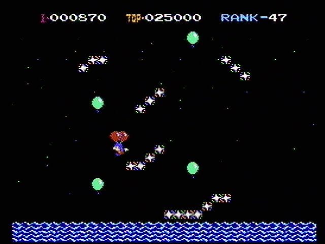 Balloon Fight gameplay screenshot