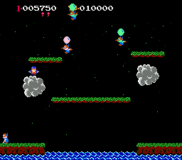 Balloon Fight gameplay screenshot