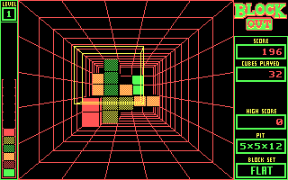 Blockout gameplay screenshot