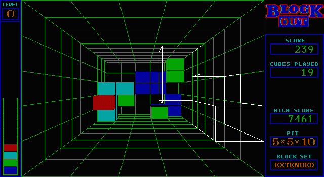 Blockout gameplay screenshot