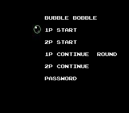 Bubble Bobble gameplay screenshot