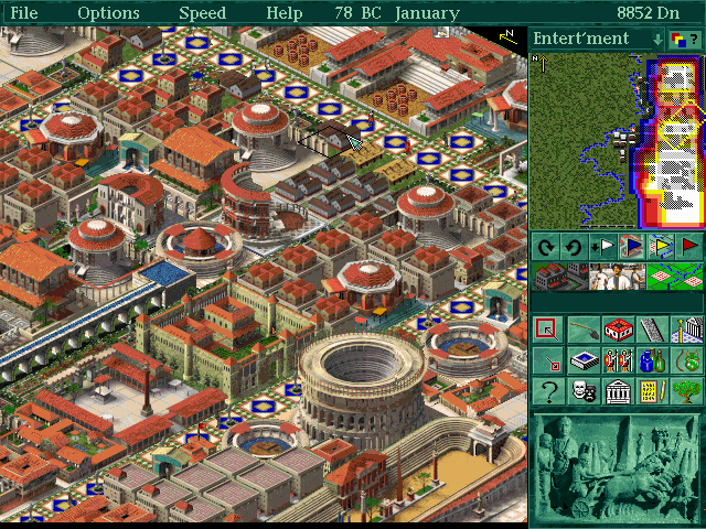 Caesar II gameplay screenshot