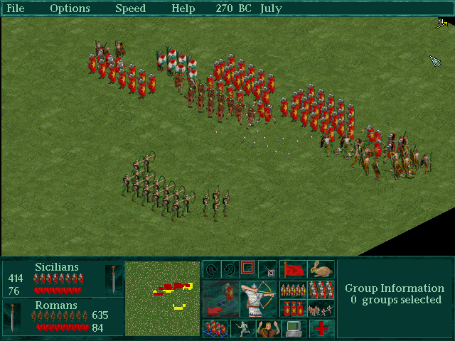 Caesar II gameplay screenshot
