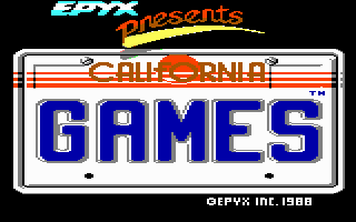 California Games gameplay screenshot