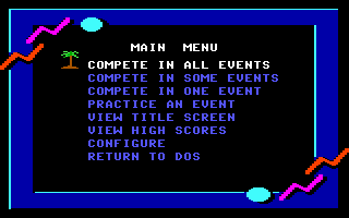 California Games gameplay screenshot