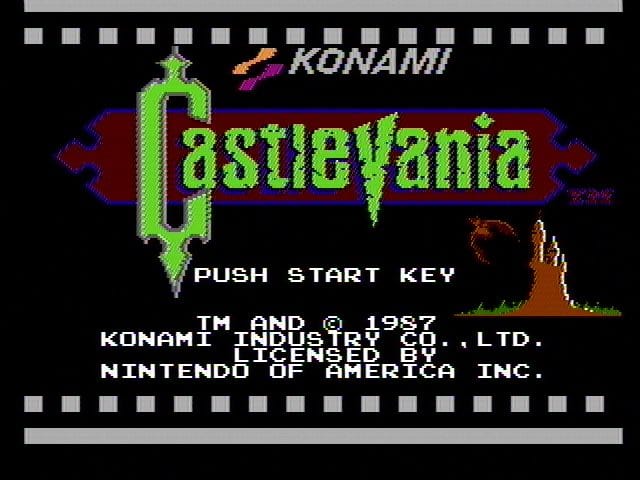 Castlevania gameplay screenshot