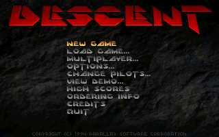 Descent gameplay screenshot