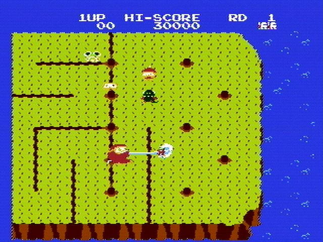 Dig Dug II gameplay screenshot
