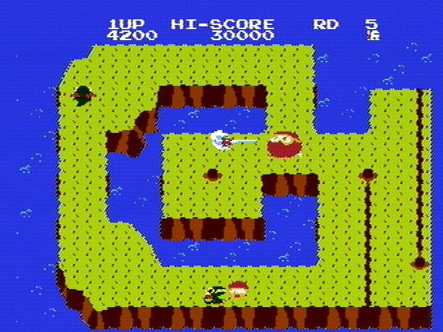 Dig Dug II gameplay screenshot