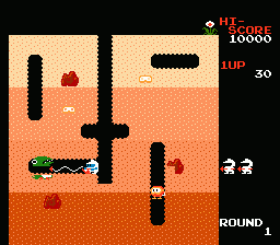 Dig Dug gameplay screenshot