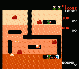 Dig Dug gameplay screenshot