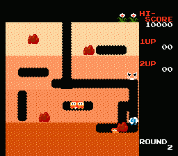 Dig Dug gameplay screenshot