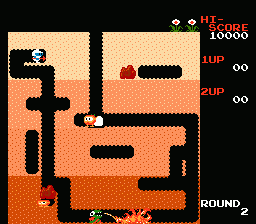 Dig Dug gameplay screenshot