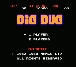 Dig Dug gameplay screenshot