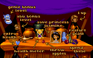 Disney's Aladdin gameplay screenshot