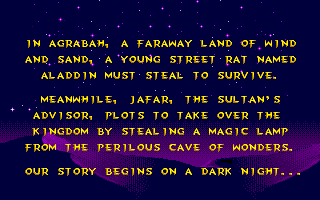 Disney's Aladdin gameplay screenshot