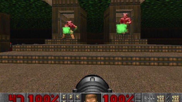 DOOM gameplay screenshot
