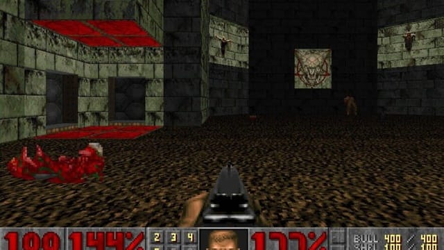 DOOM gameplay screenshot