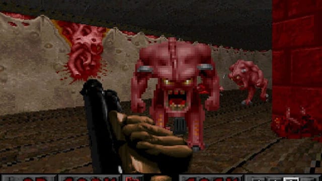 DOOM gameplay screenshot