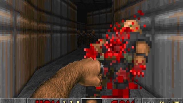 DOOM gameplay screenshot