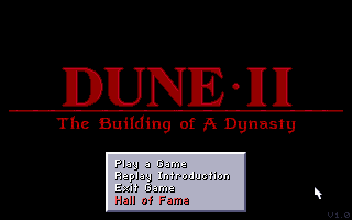 Dune II: The Building of a Dynasty gameplay screenshot