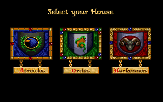Dune II: The Building of a Dynasty gameplay screenshot
