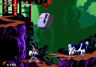 Earthworm Jim gameplay screenshot
