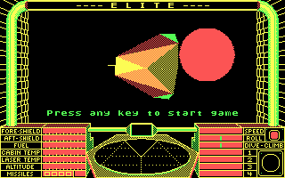 Elite gameplay screenshot