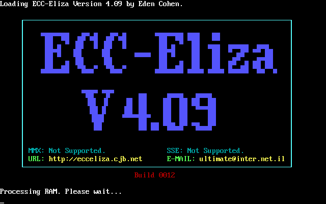 Eliza Chatbot gameplay screenshot