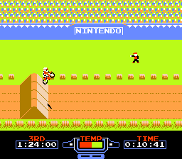 Excitebike gameplay screenshot
