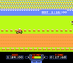 Excitebike gameplay screenshot