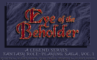 Eye of the Beholder gameplay screenshot