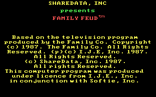 Family Feud gameplay screenshot