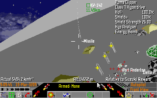 Frontier: Elite II gameplay screenshot