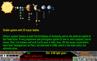 Frontier: Elite II gameplay screenshot