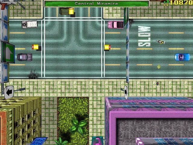 Grand Theft Auto gameplay screenshot
