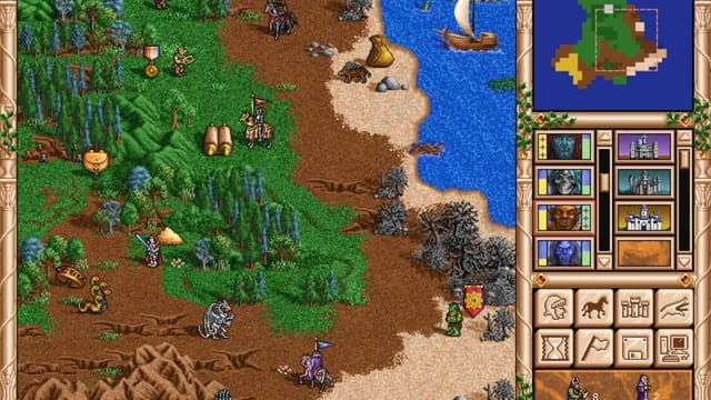 Heroes of Might and Magic 2 gameplay screenshot