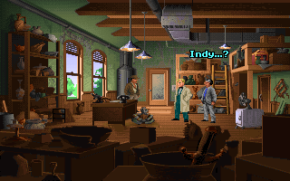 Indiana Jones and the Fate of Atlantis gameplay screenshot