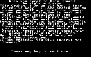 King's Quest gameplay screenshot