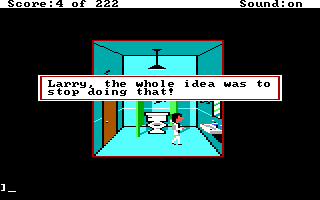 Leisure Suit Larry 1 In the Land of the Lounge Lizards gameplay screenshot