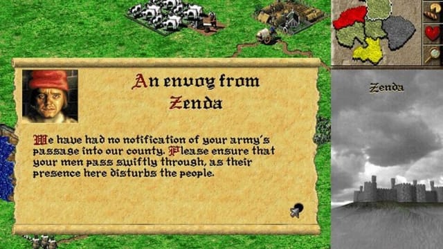 Lords of the Realm II gameplay screenshot
