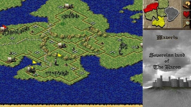 Lords of the Realm II gameplay screenshot