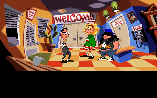 Maniac Mansion: Day of the Tentacle gameplay screenshot