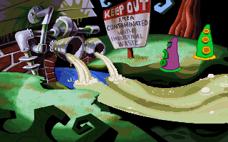 Maniac Mansion: Day of the Tentacle gameplay screenshot