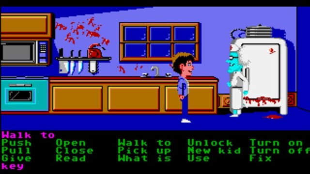 Maniac Mansion gameplay screenshot